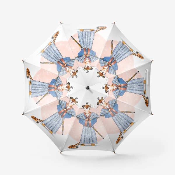 Зонт «Тигр-самурай, символ 2022»
