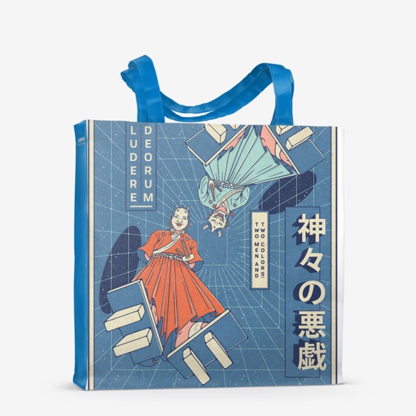 Сумка-шоппер «Японские божества, японская мифология»