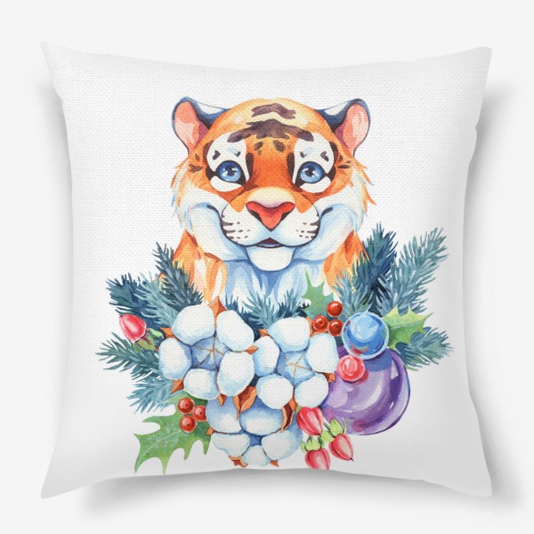 Подушка «Новогодний тигренок»