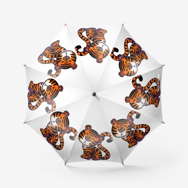 Зонт «Сонный тигренок»