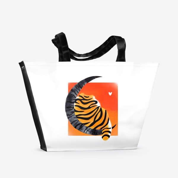 Пляжная сумка «Лунный тигр»