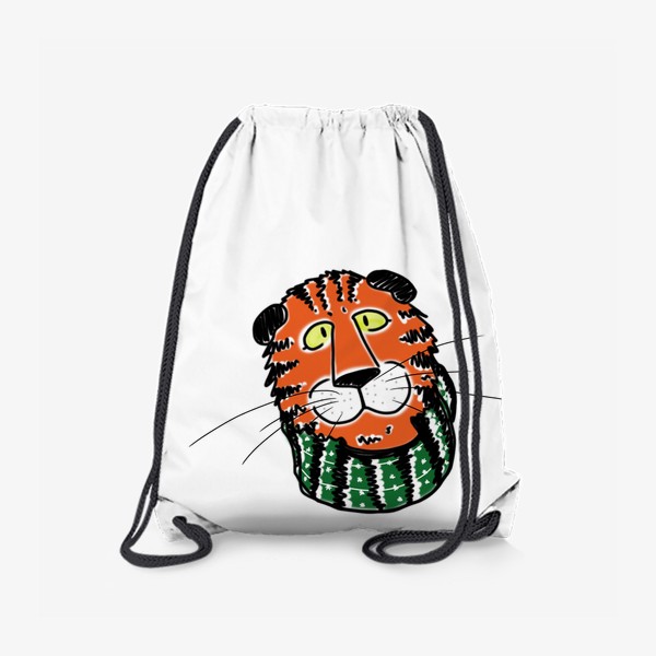 Рюкзак «Тигр в шарфе. Символ года 2022»