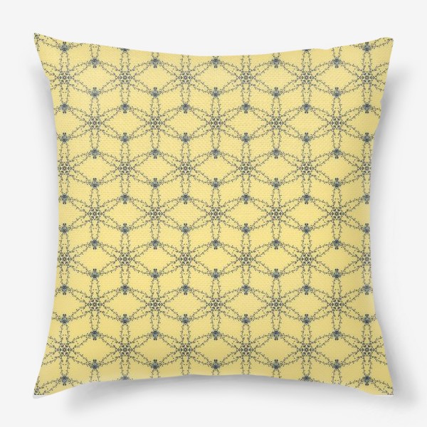 Подушка «Желтая текстура»