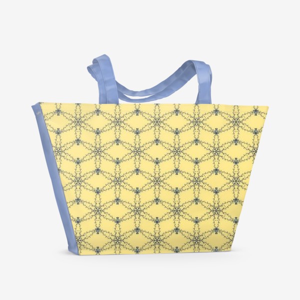 Пляжная сумка «Желтая текстура»
