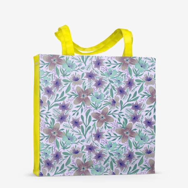 Сумка-шоппер &laquo;Delicate Purple Floral Pattern&raquo;