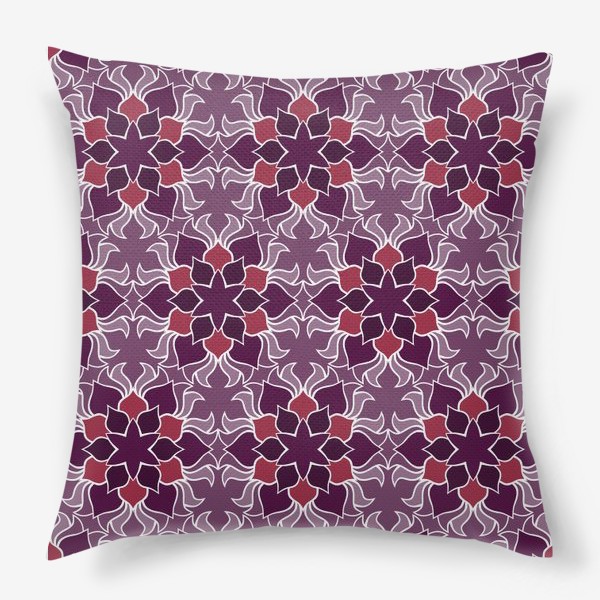 Подушка «Фиолетовая текстура.»