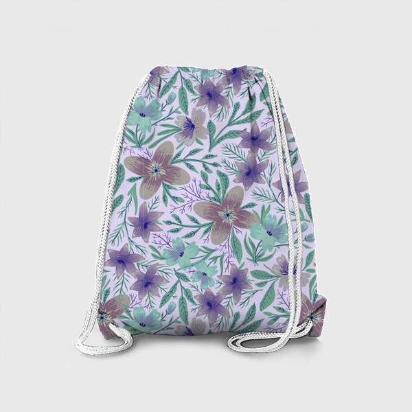 Рюкзак «Delicate Purple Floral Pattern»