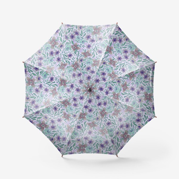 Зонт «Delicate Purple Floral Pattern»