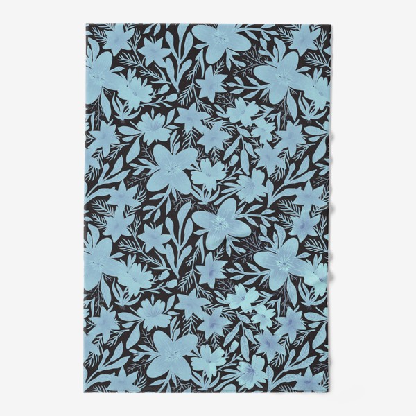 Полотенце «Delicate Blue Floral Pattern»