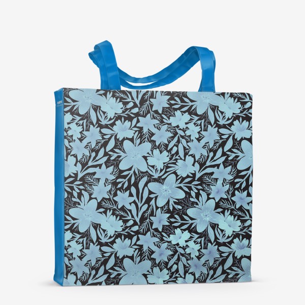 Сумка-шоппер «Delicate Blue Floral Pattern»