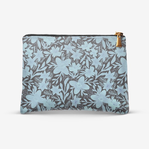 Косметичка «Delicate Blue Floral Pattern»