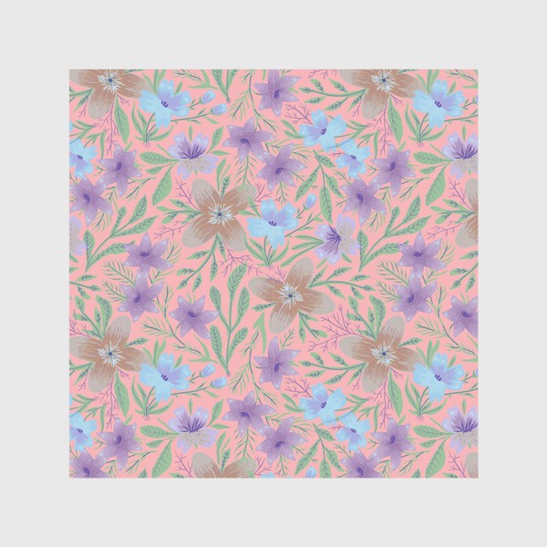 Скатерть «Delicate Pink Floral Pattern»