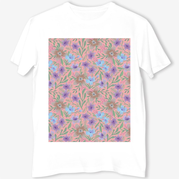 Футболка «Delicate Pink Floral Pattern»