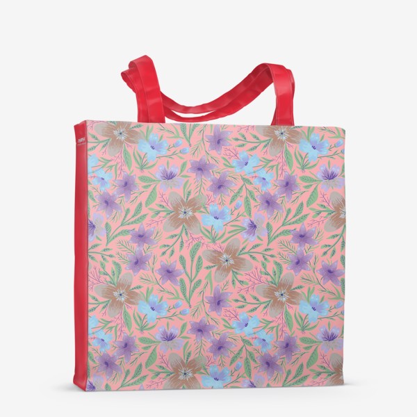 Сумка-шоппер «Delicate Pink Floral Pattern»