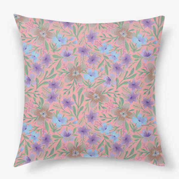 Подушка «Delicate Pink Floral Pattern»