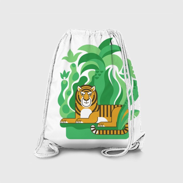 Рюкзак «Тигр в джунглях. Символ 2022 года»