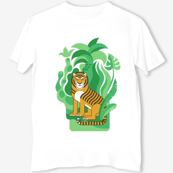 Футболка «Тигр в джунглях. Символ 2022 года»