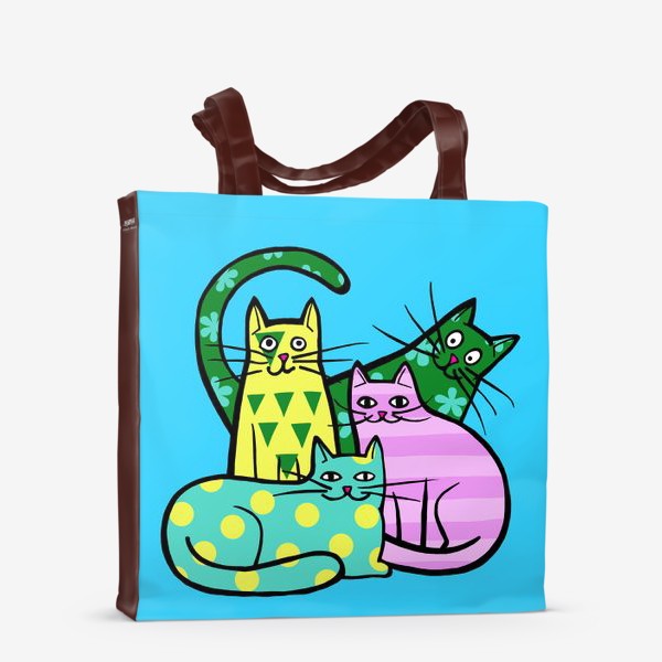 Сумка-шоппер «Наглые коты»