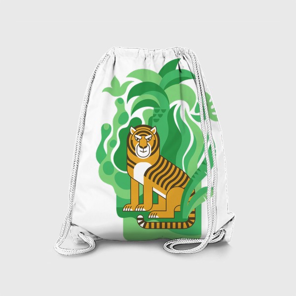 Рюкзак «Тигр в джунглях. Символ 2022 года»