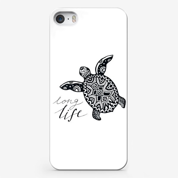 Чехол iPhone «Черепаха. Long life»