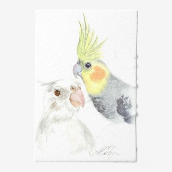 Полотенце «Love parrots»