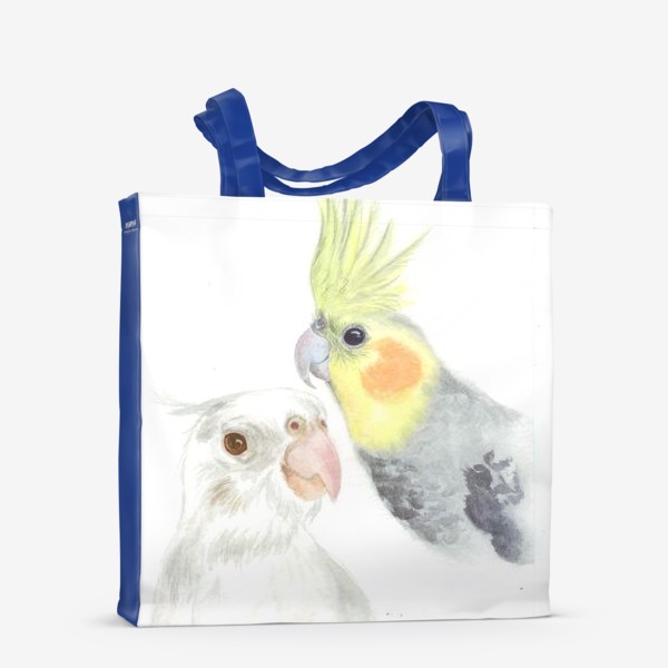 Сумка-шоппер «Love parrots»