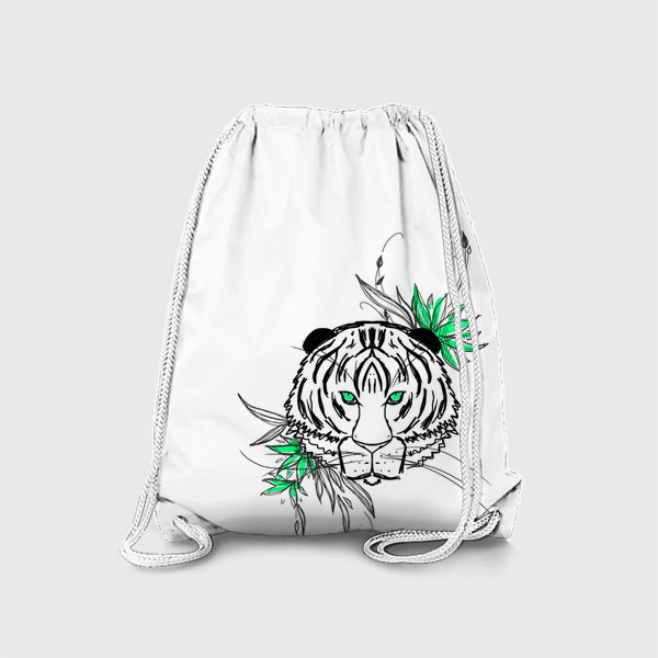 Рюкзак «Тигр в цветах»