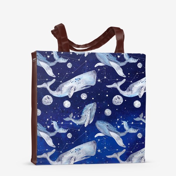 Сумка-шоппер «Звездные киты»