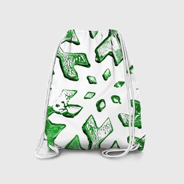 Рюкзак «Снежинка льдинка зеленая»