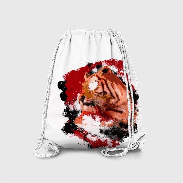 Рюкзак «Тигр в цветных кляксах. Символ 2022»