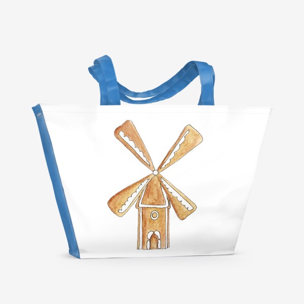 Пляжная сумка «Пряничная мельница. Вкус праздника!»