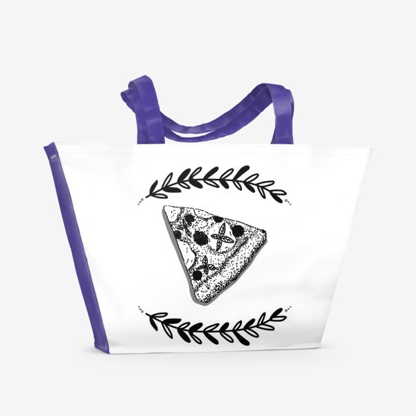 Пляжная сумка «Кусочек пиццы»
