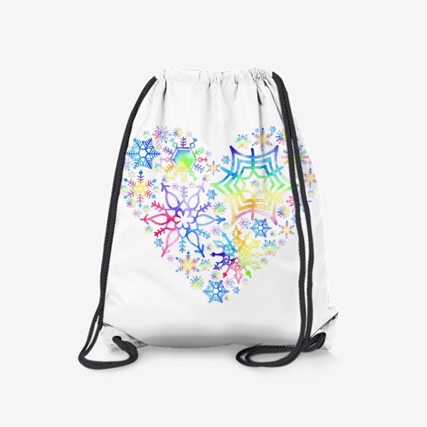 Рюкзак «Снежинки сердечком»