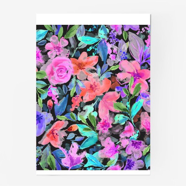 Постер «Watercolor Flowers»