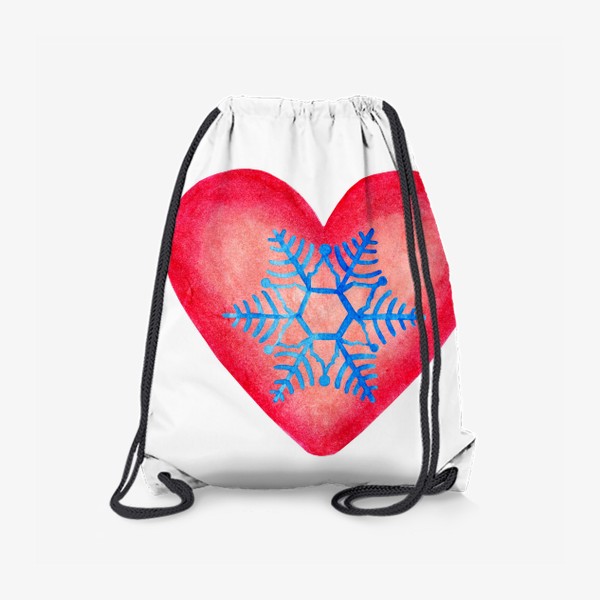 Рюкзак «Сердце со снежинкой»