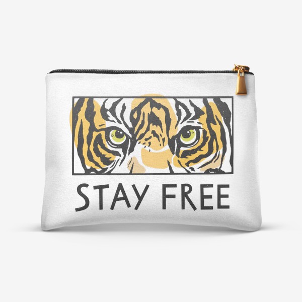 Косметичка «Stay free. Глаза тигра»