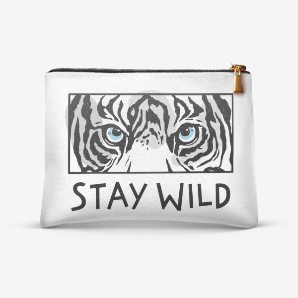 Косметичка «Stay wild. Глаза тигра»