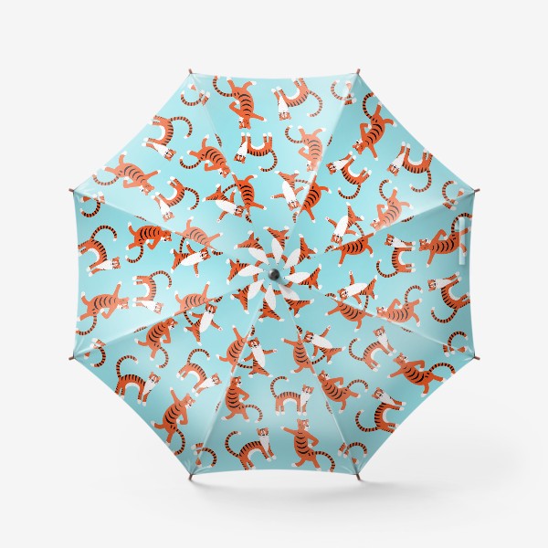 Зонт «Танцующие тигры»