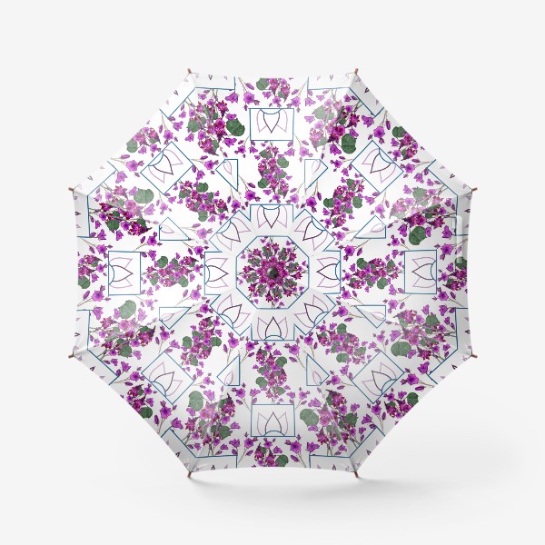 Зонт «Цветочный орнамент»