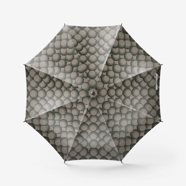 Зонт «Хаки круги. Геомерия»