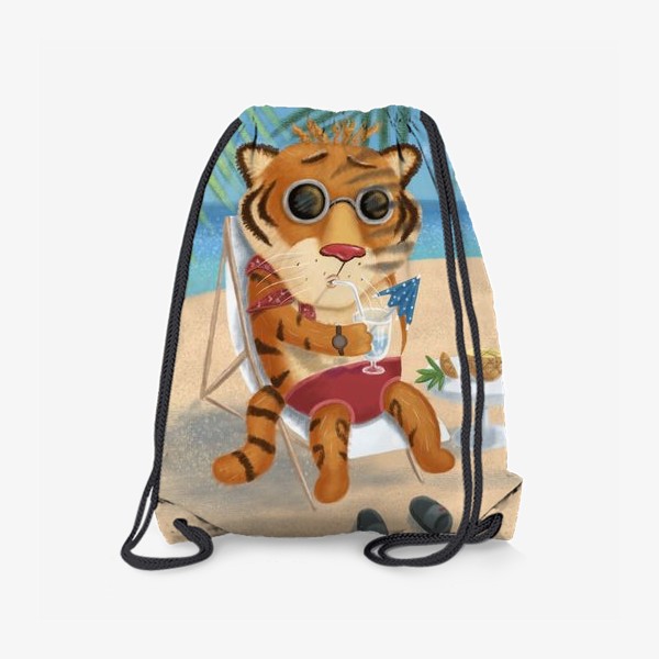 Рюкзак «Тигр на пляже»