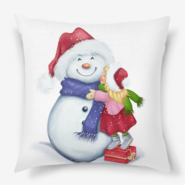 Подушка «Снеговик»