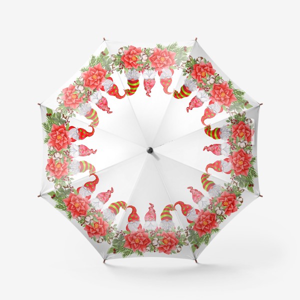 Зонт «Новогодние гномы»