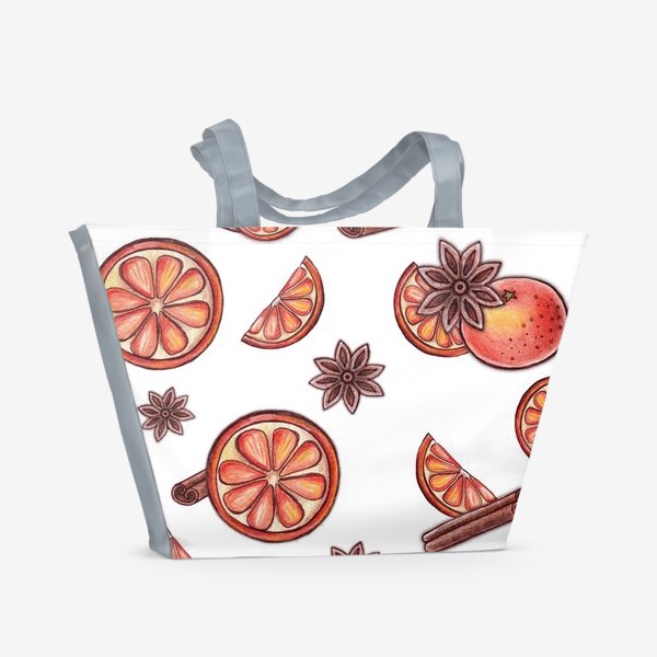 Пляжная сумка «Апельсиновый рай»