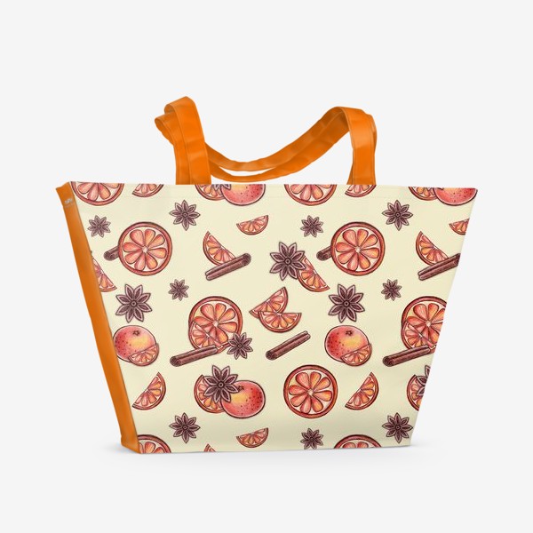 Пляжная сумка «Апельсиновая радость»