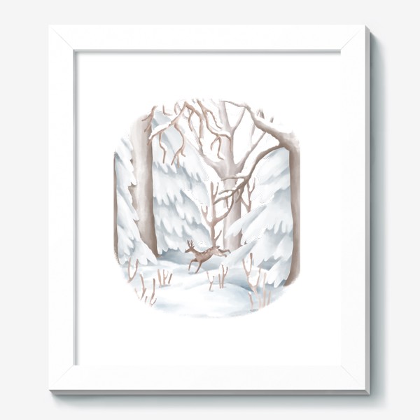 Картина «Зимний лес»
