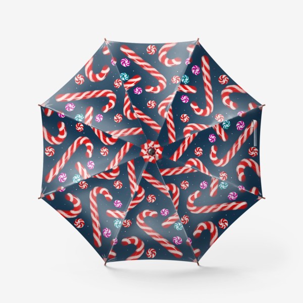 Зонт «Новогодние конфеты »