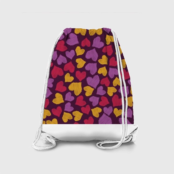 Рюкзак «Сердца разноцветные»