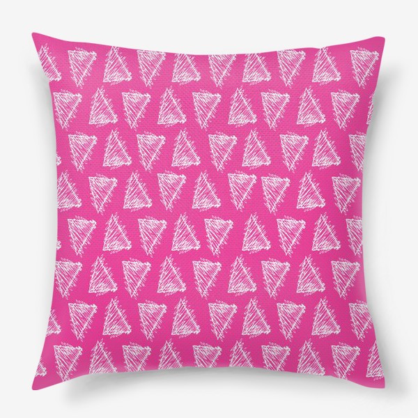 Подушка «Розовый паттерн»
