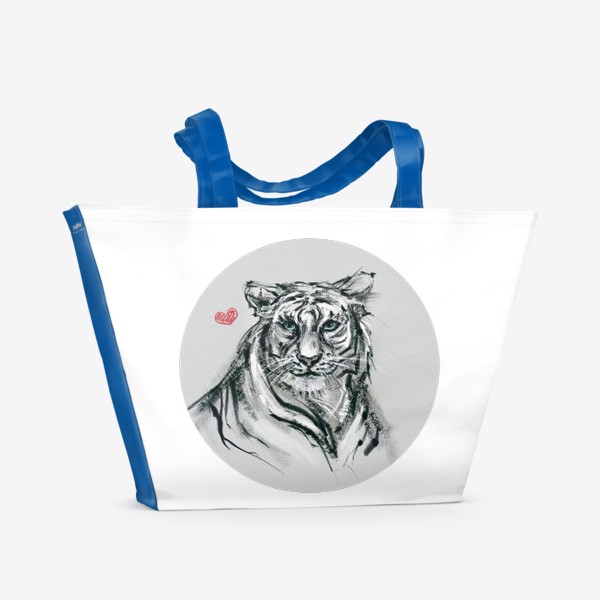 Пляжная сумка &laquo;Влюбленный тигр&raquo;